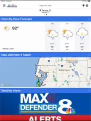 max defender 8 weather app ipad images 1