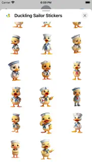 duckling sailor stickers iPhone Captures Décran 3
