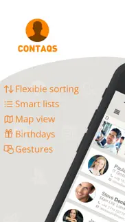 contaqs - the contact manager iphone capturas de pantalla 1