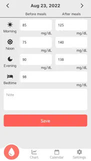 blood sugar notepad iphone images 1