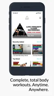 venusfit - workout app iphone images 2