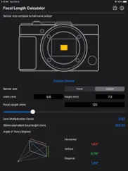 focal length calculator ipad images 4