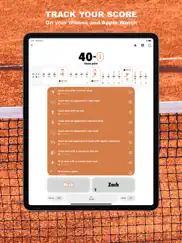 tennis score keepr ipad capturas de pantalla 1