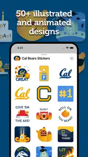 cal bears stickers iphone images 3