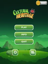 cultural heritage game iPad Captures Décran 1