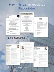 su curriculum con giga-cv ipad capturas de pantalla 3