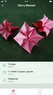flores origami iphone capturas de pantalla 2