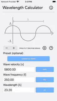 wavelength calculator iphone images 2