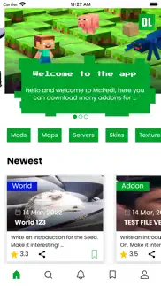 mcpedl for minecraft iphone capturas de pantalla 1