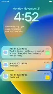 sticky notes + widget memo iphone images 3