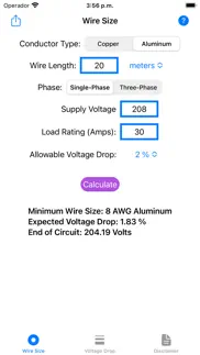 electric wire estimator iphone images 2