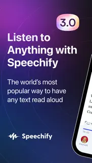 speechify text to speech audio iphone resimleri 1