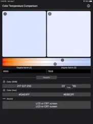 color temperature comparison ipad images 3
