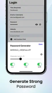 password manager app pro iPhone Captures Décran 4