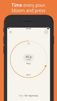 brew timer - coffee recipes iphone capturas de pantalla 1
