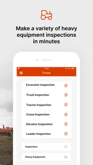 heavy equipment inspection app iphone images 2