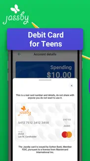jassby: debit card for teens iphone images 1