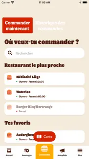 my burger king be & lux iPhone Captures Décran 4