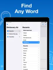 dictionary air - english vocab ipad images 1