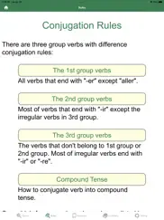 conjugation of french verb ipad images 2