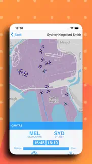air track au - live flight map iphone images 3