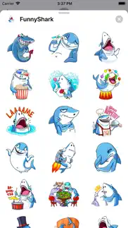 funny shark cute sticker 2022 iphone images 2