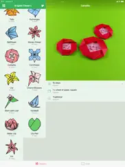 flores origami ipad capturas de pantalla 2