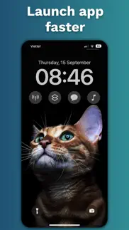 app launcher lockscreen widget iPhone Captures Décran 3