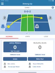 dinking up - pickleball scores ipad images 2