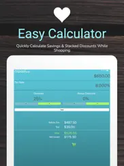 discount calculator % off calc ipad images 1