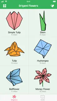flores origami iphone capturas de pantalla 1