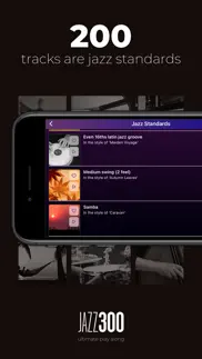 jazz300 - ultimate play along iPhone Captures Décran 3