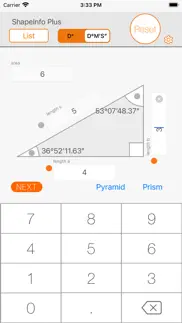 figura calculadora shapeinfo iphone capturas de pantalla 3
