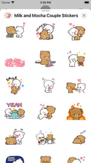 milk and mocha couple stickers iphone images 4
