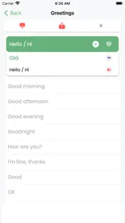 learn portuguese - phrasebook iphone images 3