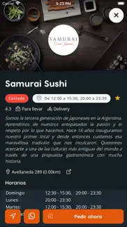 samurai sushi iphone capturas de pantalla 3