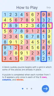 sudoku block-math puzzle game iphone capturas de pantalla 1