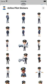 airline pilot stickers iphone resimleri 1