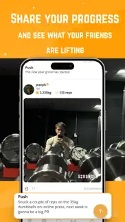 stronger - gym workout planner iphone bildschirmfoto 3