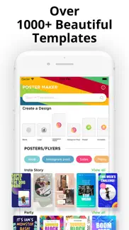 poster maker- flyer designer!! iphone images 1