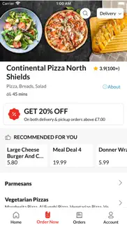 continental pizza north shield iphone resimleri 3