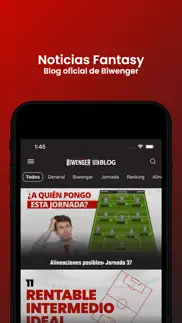 biwenger - noticias fantasy iphone capturas de pantalla 1