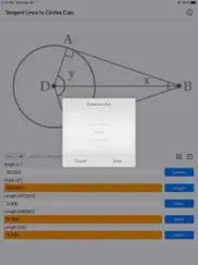 tangent lines to circles calc ipad images 2