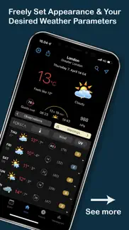 foreca weather iphone resimleri 2