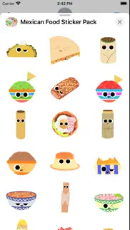 mexican food sticker pack iphone images 3