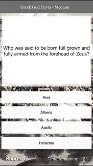 greek god trivia iphone resimleri 3