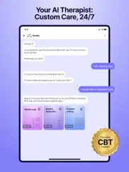 sintelly: cbt therapy chatbot ipad images 1