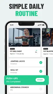 7 minute workout + exercises iphone images 4