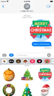 christmas stickers-2023 wishes iPhone Captures Décran 2