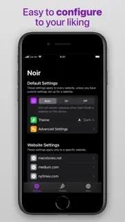 noir - dark mode for safari iphone resimleri 3